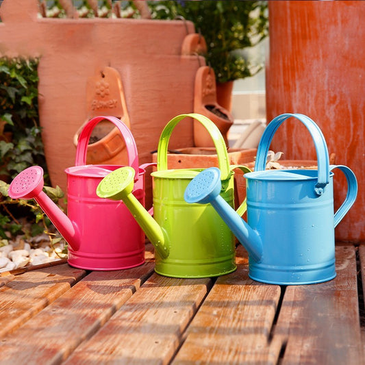 Gardening Iron Sheet Watering Pot Children
