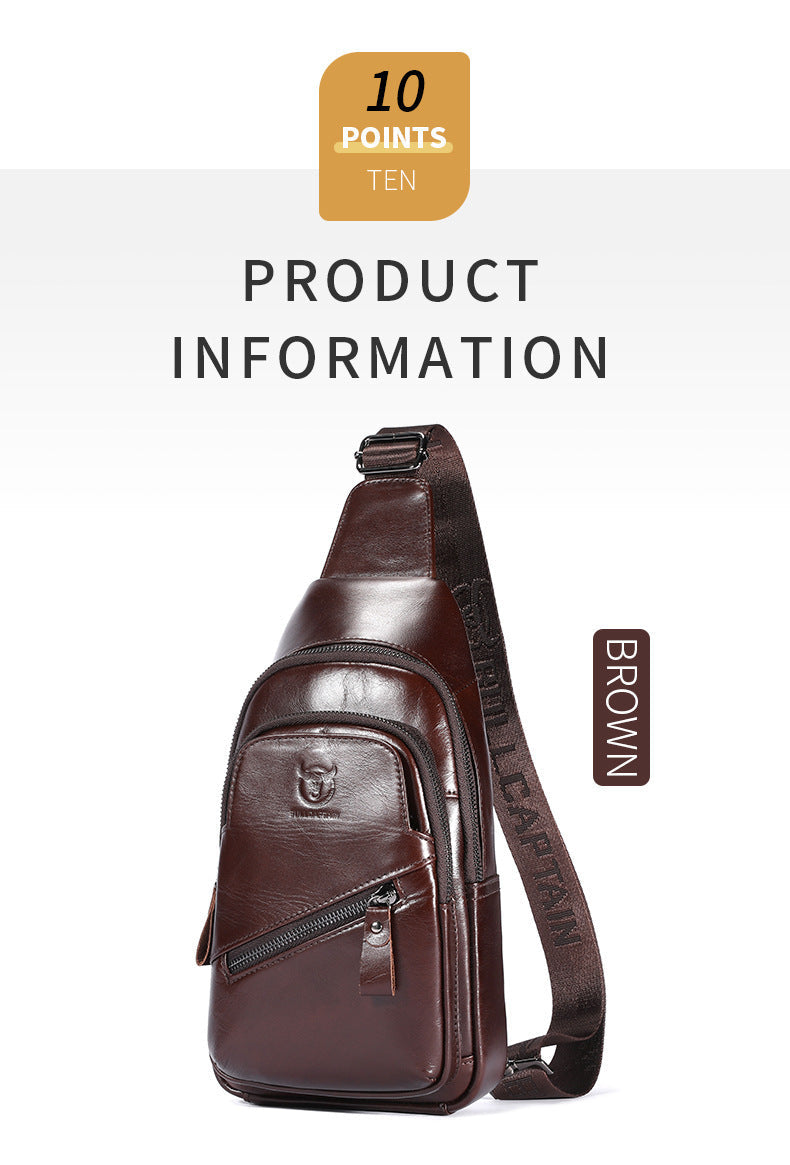 Bull Captain-bandoulière en cuir véritable de grande capacité de grande qualité pour hommes JFA UNIjuntos Entreprise