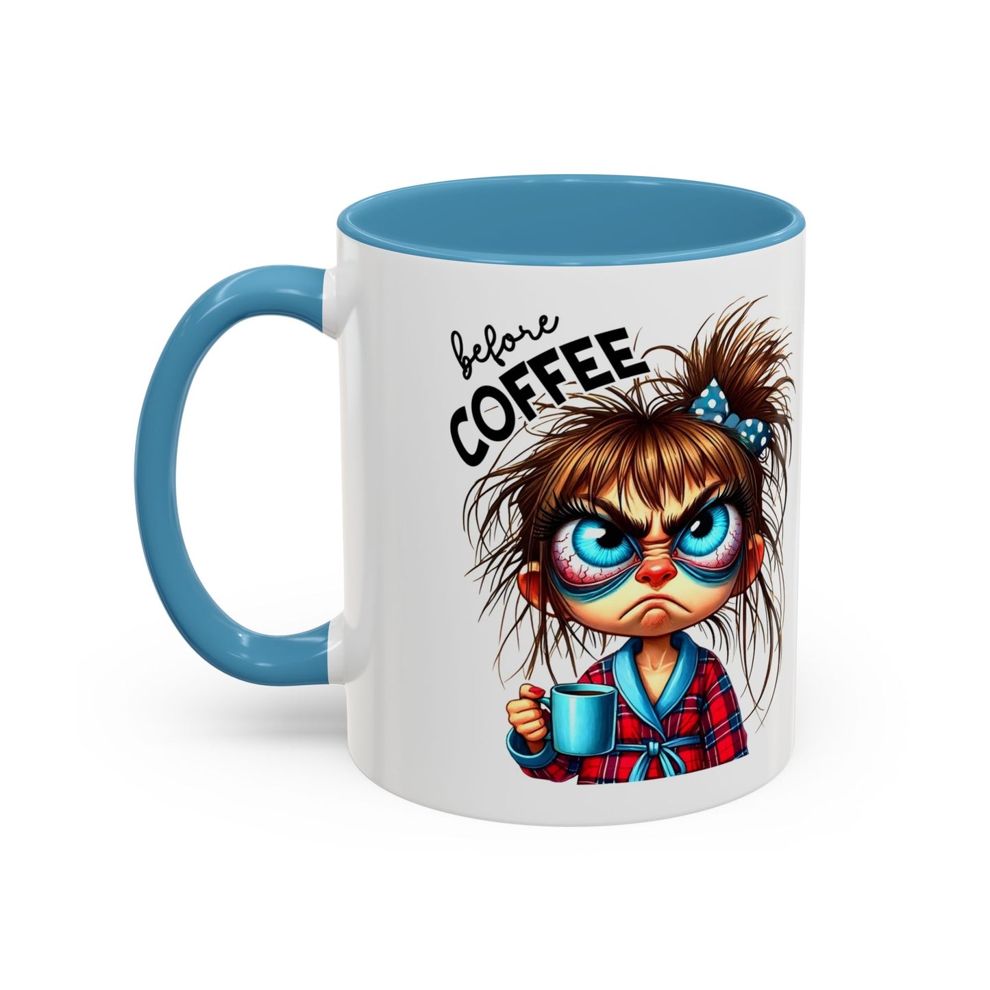 Cute Caffeinated Coffee Mug, Fun Gift for Coffee Lovers, Cute Mug for Home Office, Perfect for Birthdays, Holidays, Relaxation