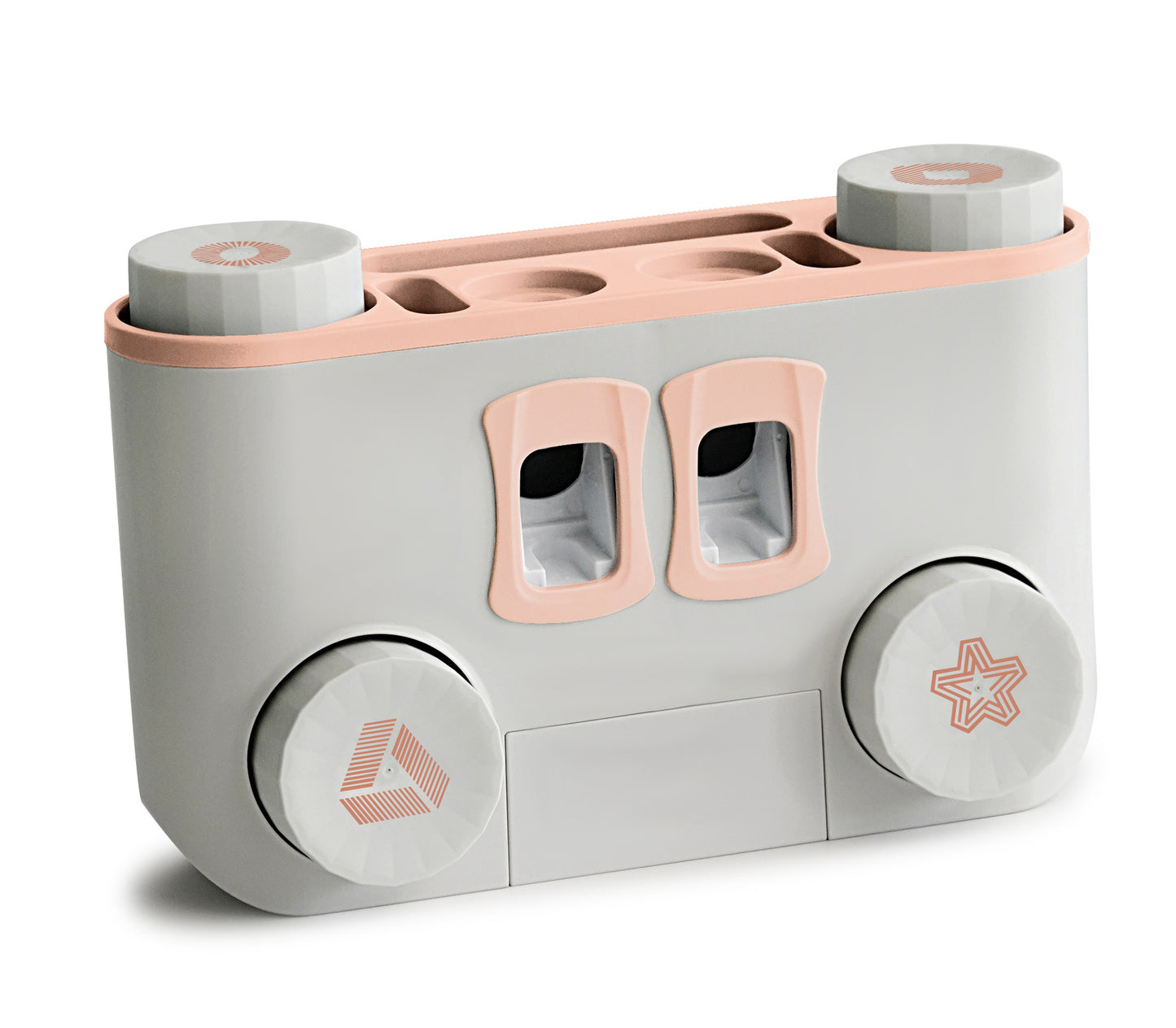 Non-perforated toothbrush rack