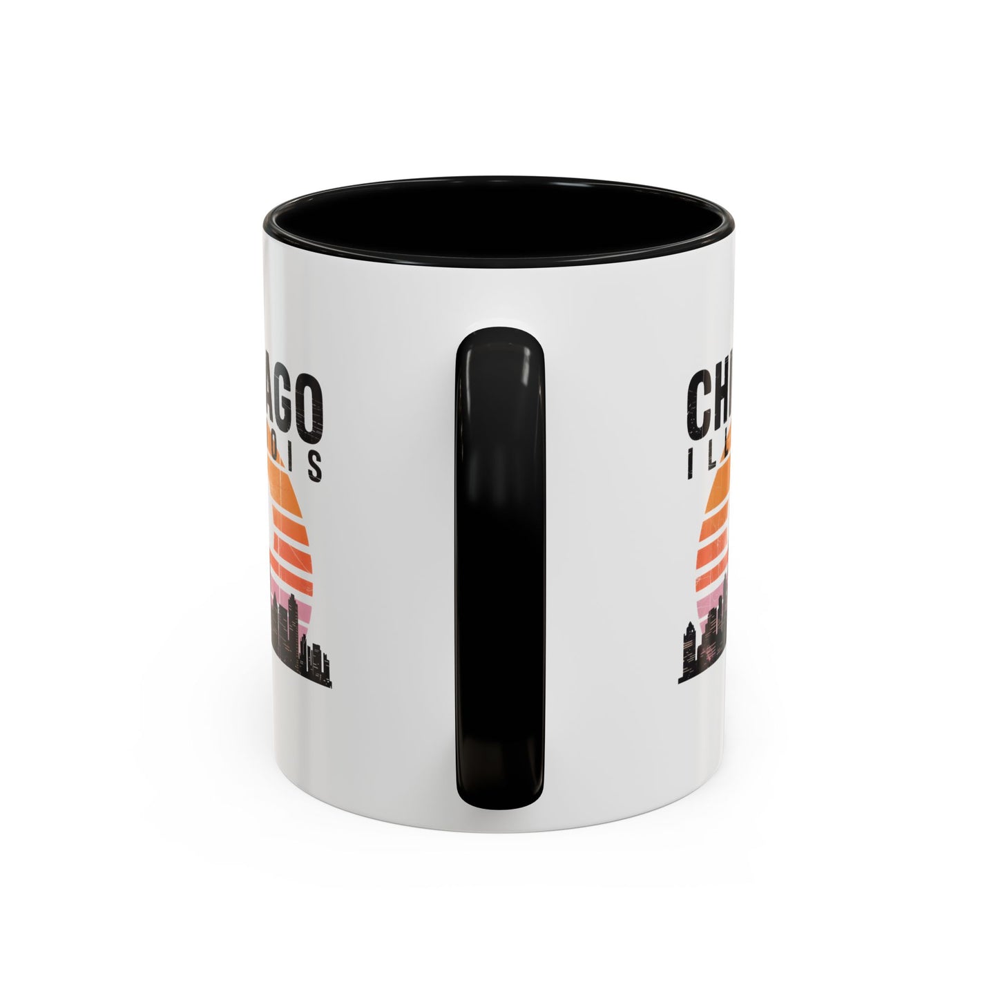 Chicago Skyline Accent Coffee Mug | Perfect Gift for Coffee Lovers, City Souvenir, Home Décor, Travel Memento, Chicago Enthusiasts