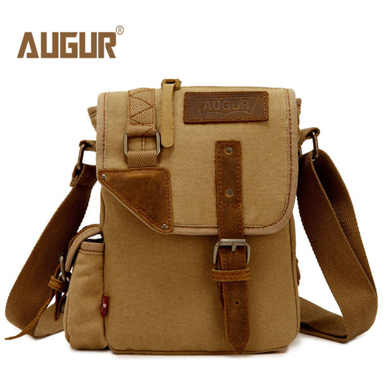 new canvas bag, leisure men's bag, men's shoulder bag, Korean bag leisure business package 601