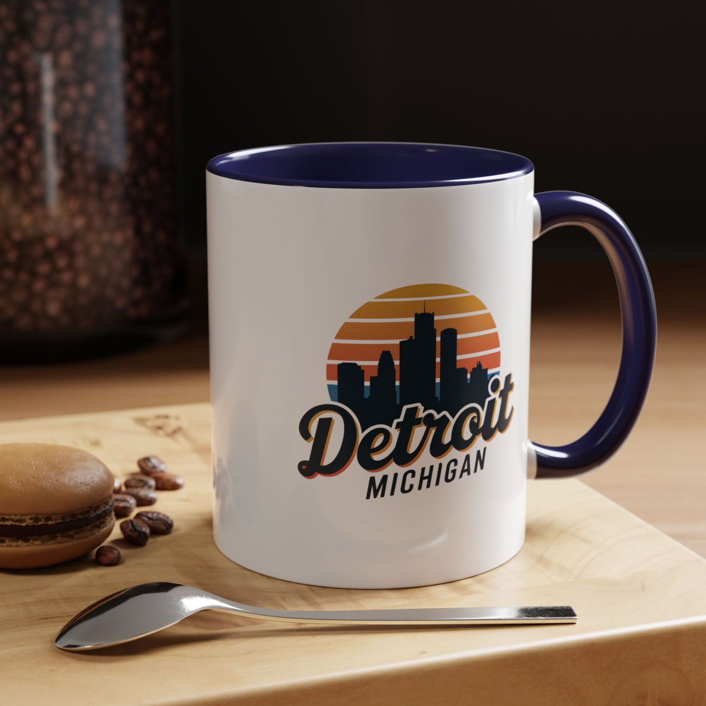 Detroit Skyline Coffee Mug - Perfect for Home, Gifts, Office Decor, Travel, Sunsets