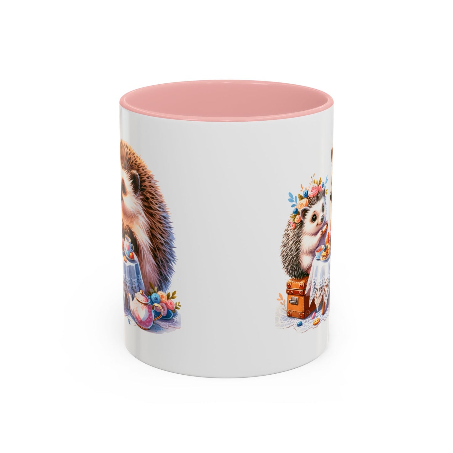 Adorable Hedgehog Accent Coffee Mug - Cute Animal Lover Gift, Nature Coffee Cup, Home & Kitchen Decor, Perfect for Friends & Family