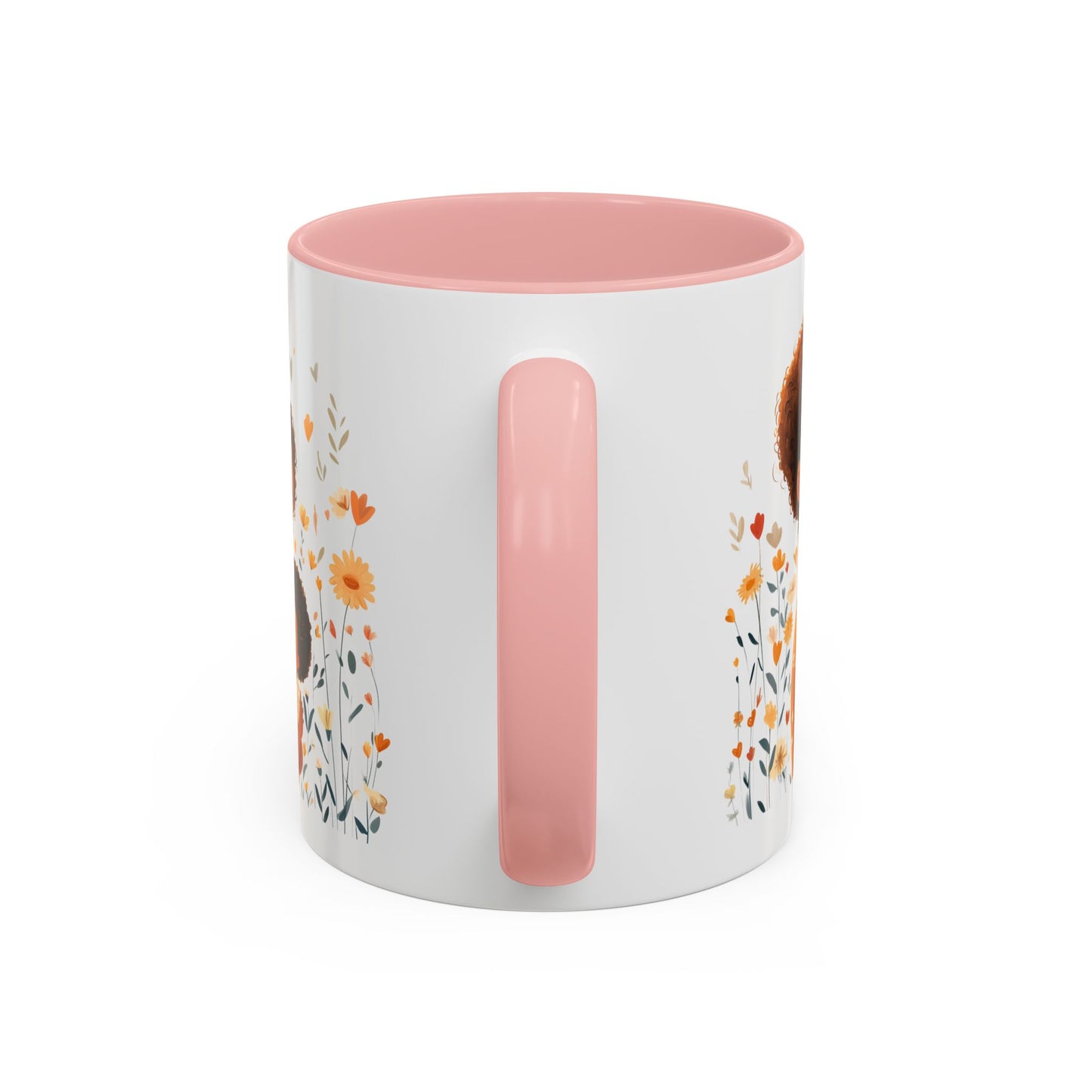 Warmth & Love Mug, Floral Mother & Child Coffee Cup, Gift for Mom, Cozy Drinkware, Baby Shower Mug, Family Bonding