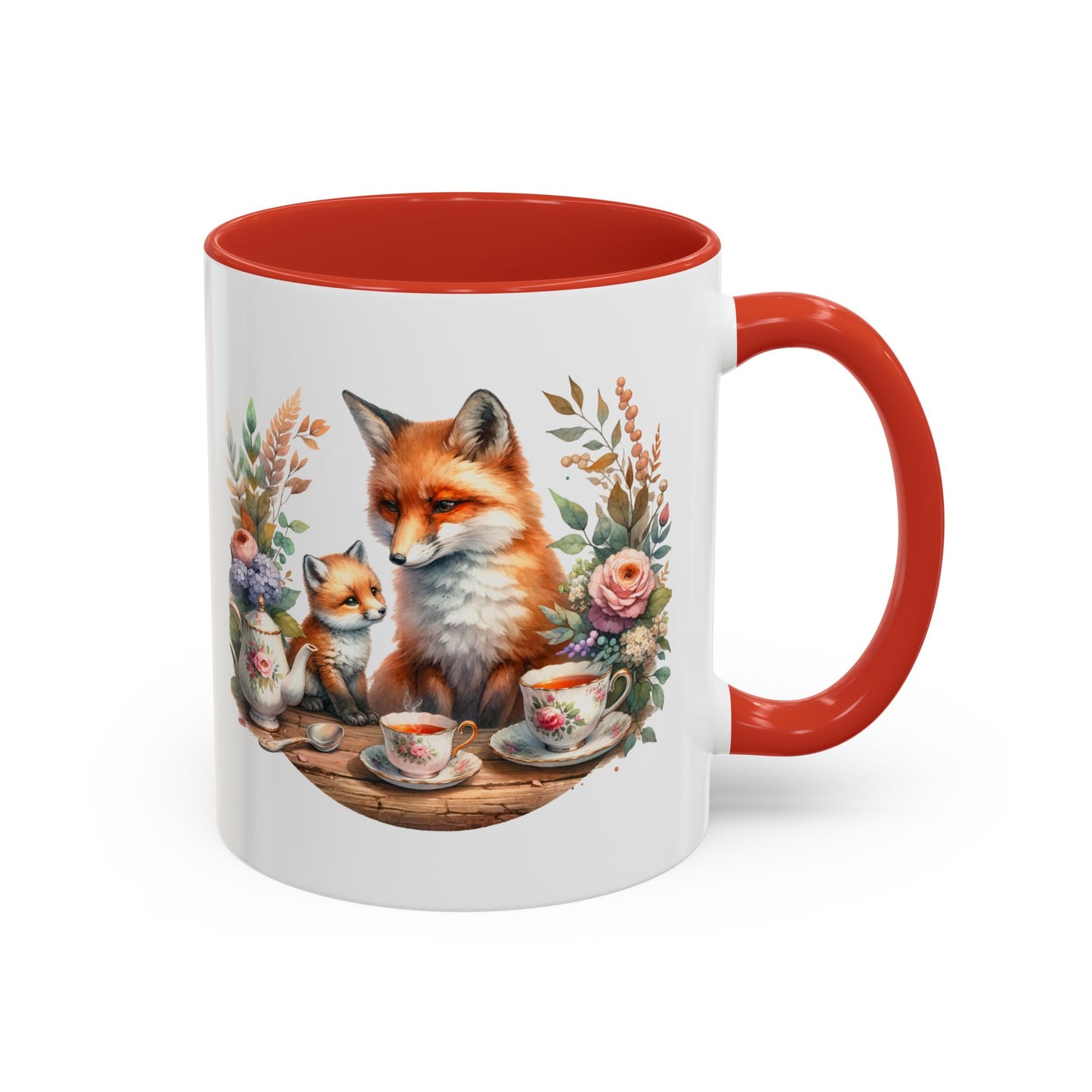 Whimsical Fox Art Coffee Mug - Perfect Gift for Nature Lovers, Home Decor, Animal Enthusiasts, Birthday, Mother's Day