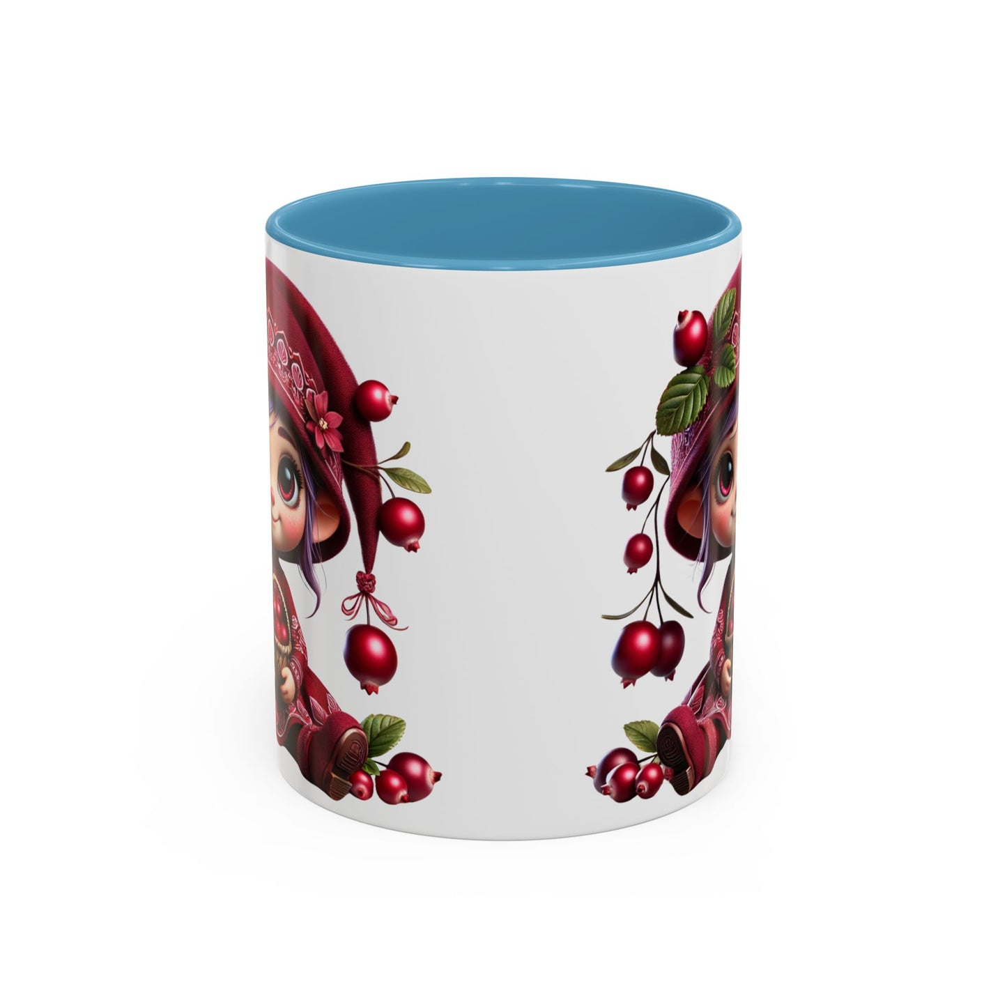 Cute Cherry Character Coffee Mug - 11oz & 15oz, Perfect for Cozy Mornings