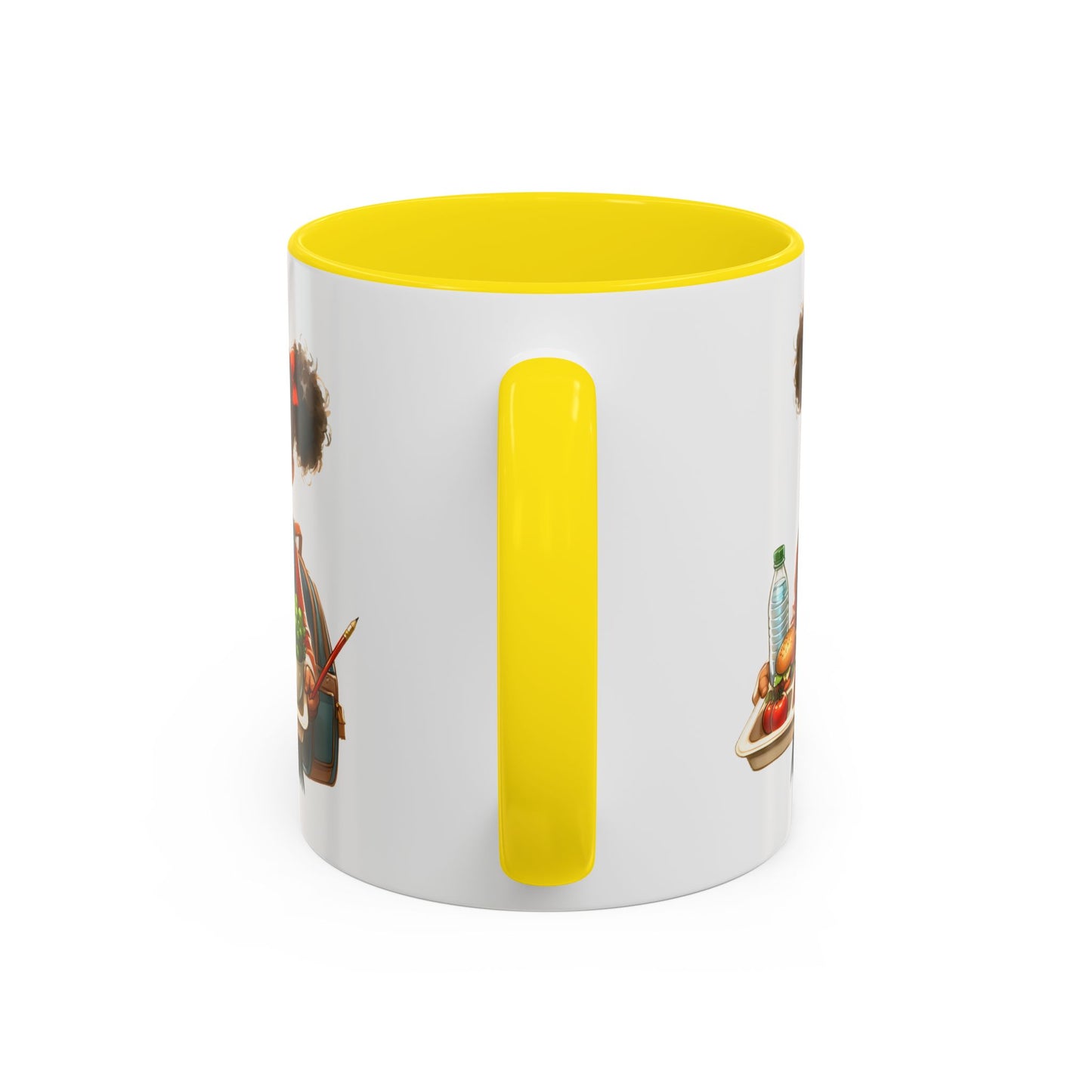 Happy Kids Accent Coffee Mug - Fun Drinkware for Home, School, Nursery, Gifts, Birthday, Holidays, Cute Design