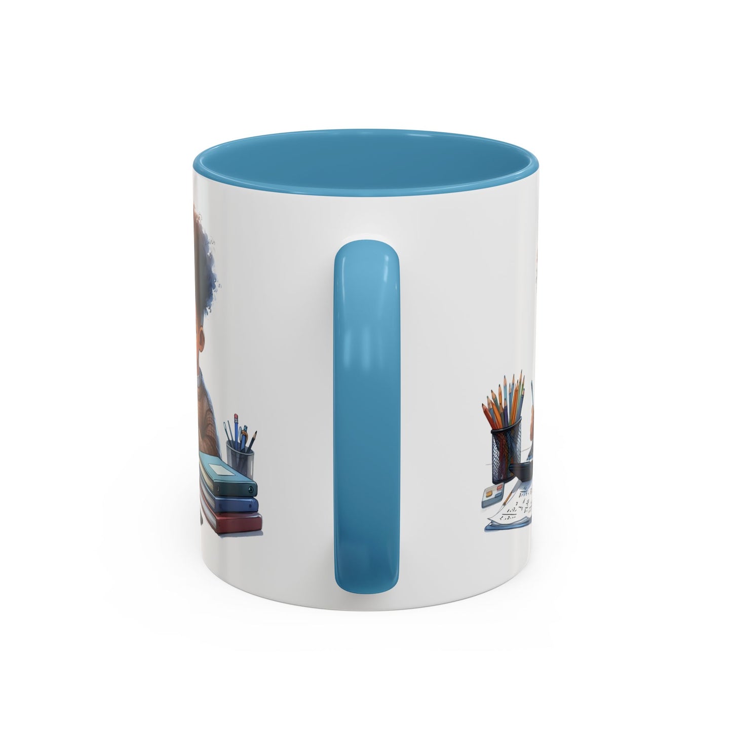 Charming Study Buddy Coffee Mug, Cute Gift for Students, Writers, Back to School, Personalized Teacher Gift, Unique Desk Decor