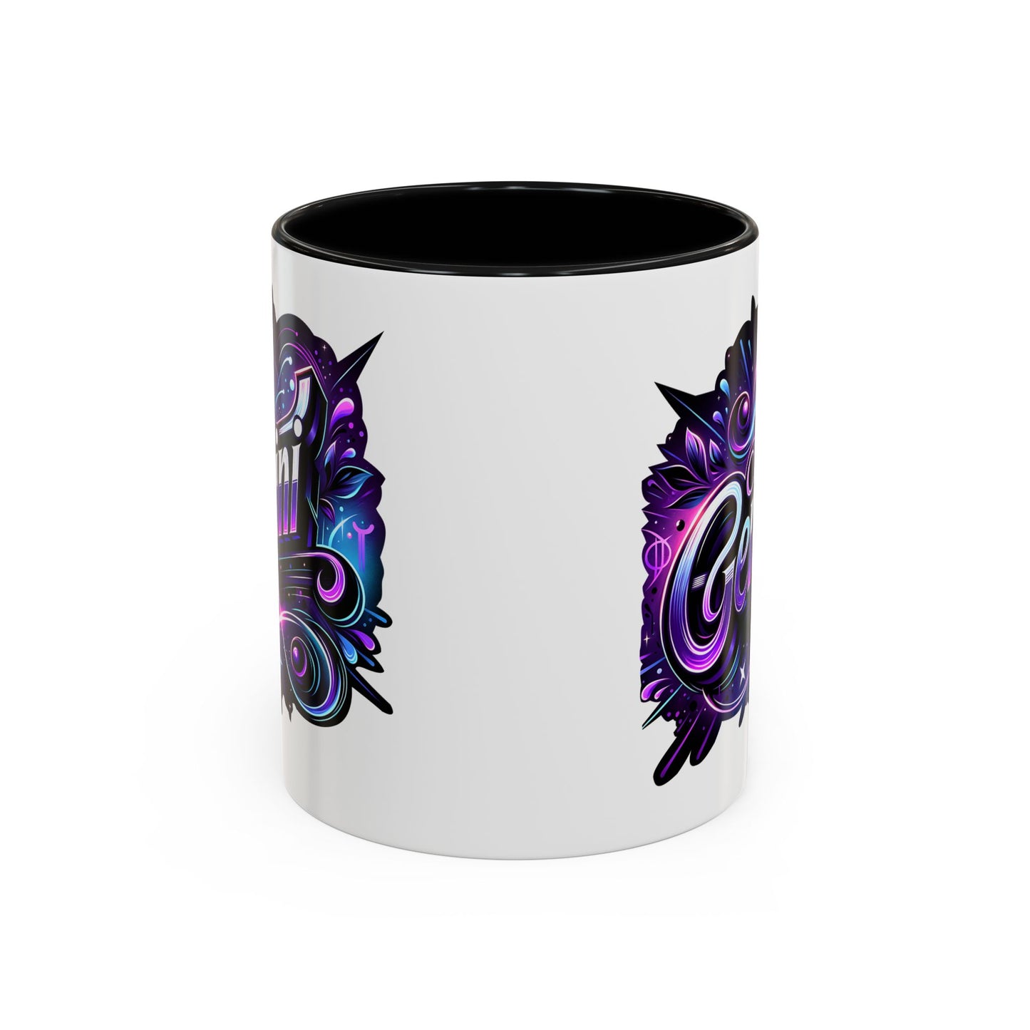 Gemini Accent Coffee Mug - Colorful Astrology Mug, Horoscope Gift, Zodiac Lover's Mug, Unique Coffee Cup, Personalised Birthday Gift