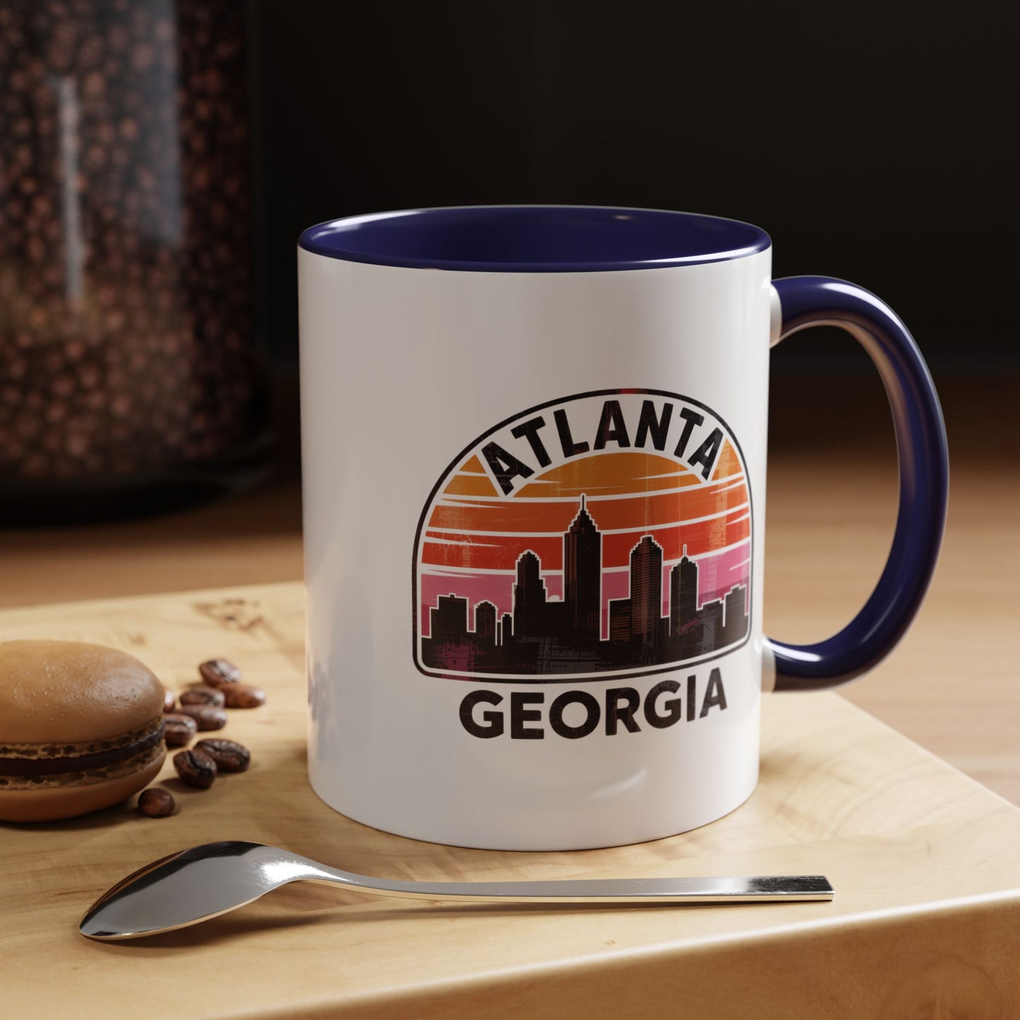 Vibrant Atlanta Coffee Mug - Perfect for Home or Office, Gift for Coffee Lovers, Souvenir for Travelers, Georgia Pride