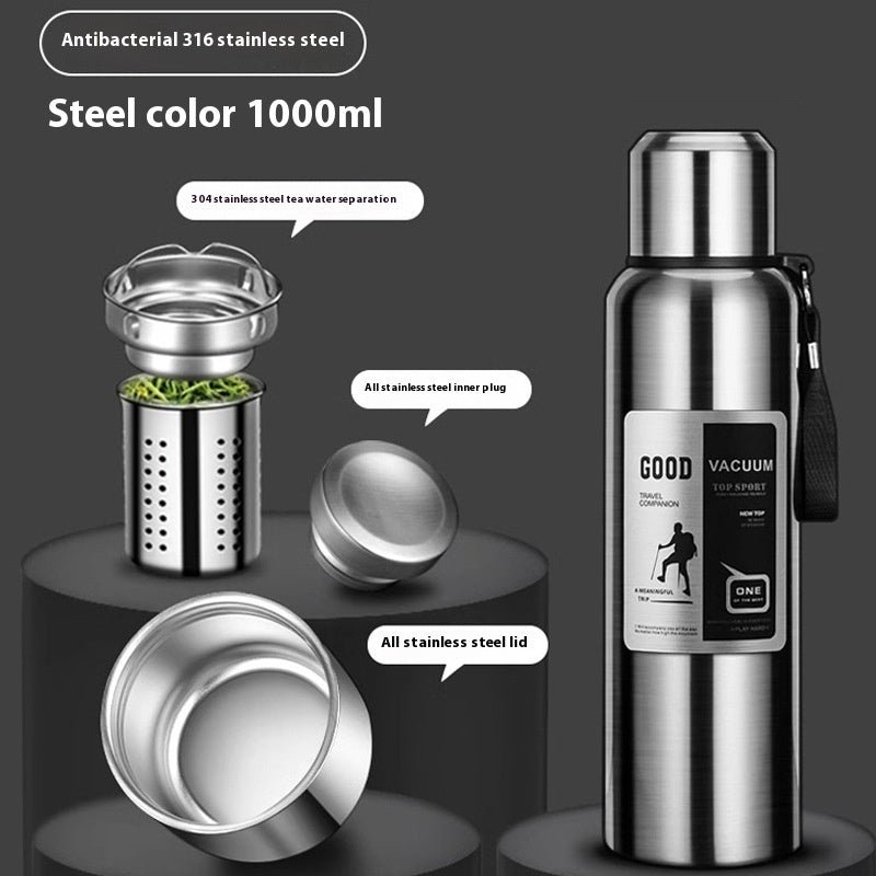 316 Stainless Steel Liner Vacuum All-steel Thermal Pot