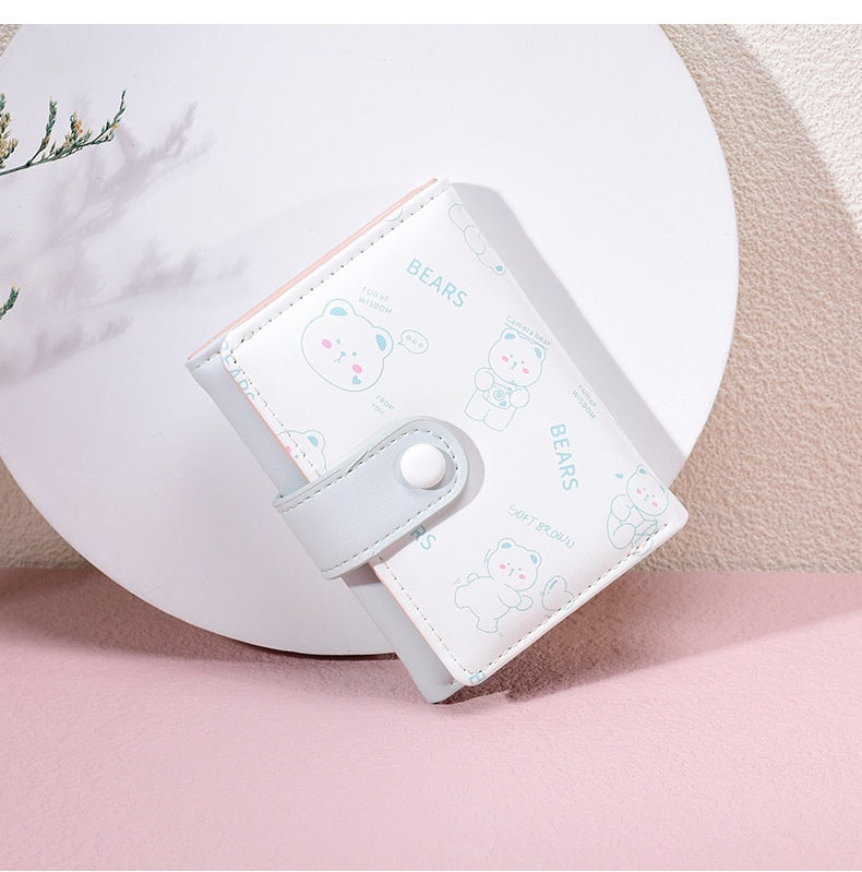 Girl's Wallet Short Cartoon Cute Store Hive UNIjuntos