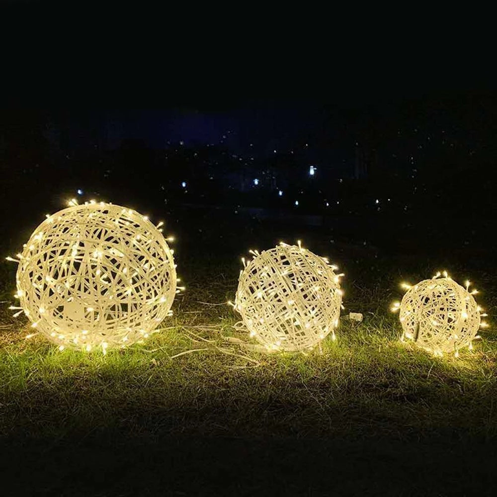 Led Sepak Takraw Lamp Hanging Tree Lamp Ball Lamp Landscape Lighting Project Street Tree Decorative Lantern String