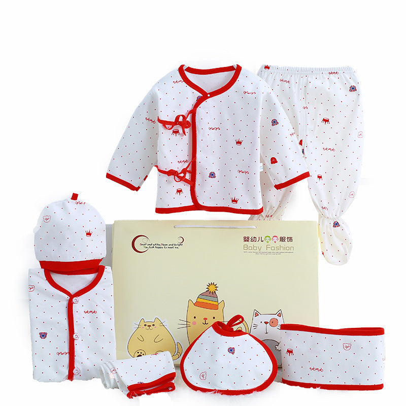 Infant Gift Box Set Warm Seven Piece Set