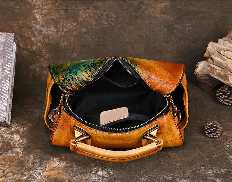 Handdrawn Gradient Women's Handheld Multifunctional Single Shoulder Diagonal Span Large Capacity JFA UNIjuntos Entreprise