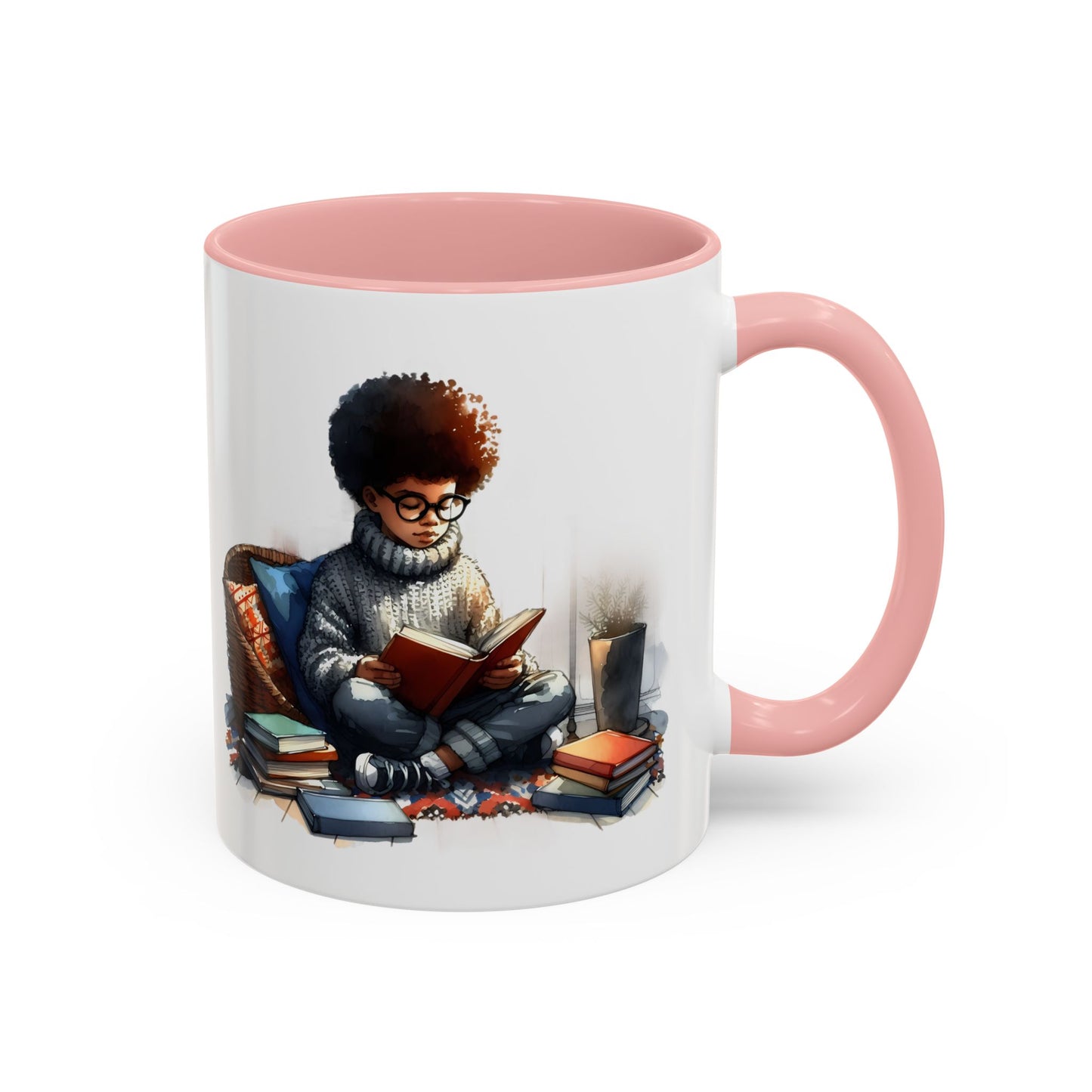 Cozy Reading Mug: Perfect Gift for Book Lovers, Cute Coffee Cup, Unique Home Decor, Ideal for Cozy Mornings, Fun Birthday Present