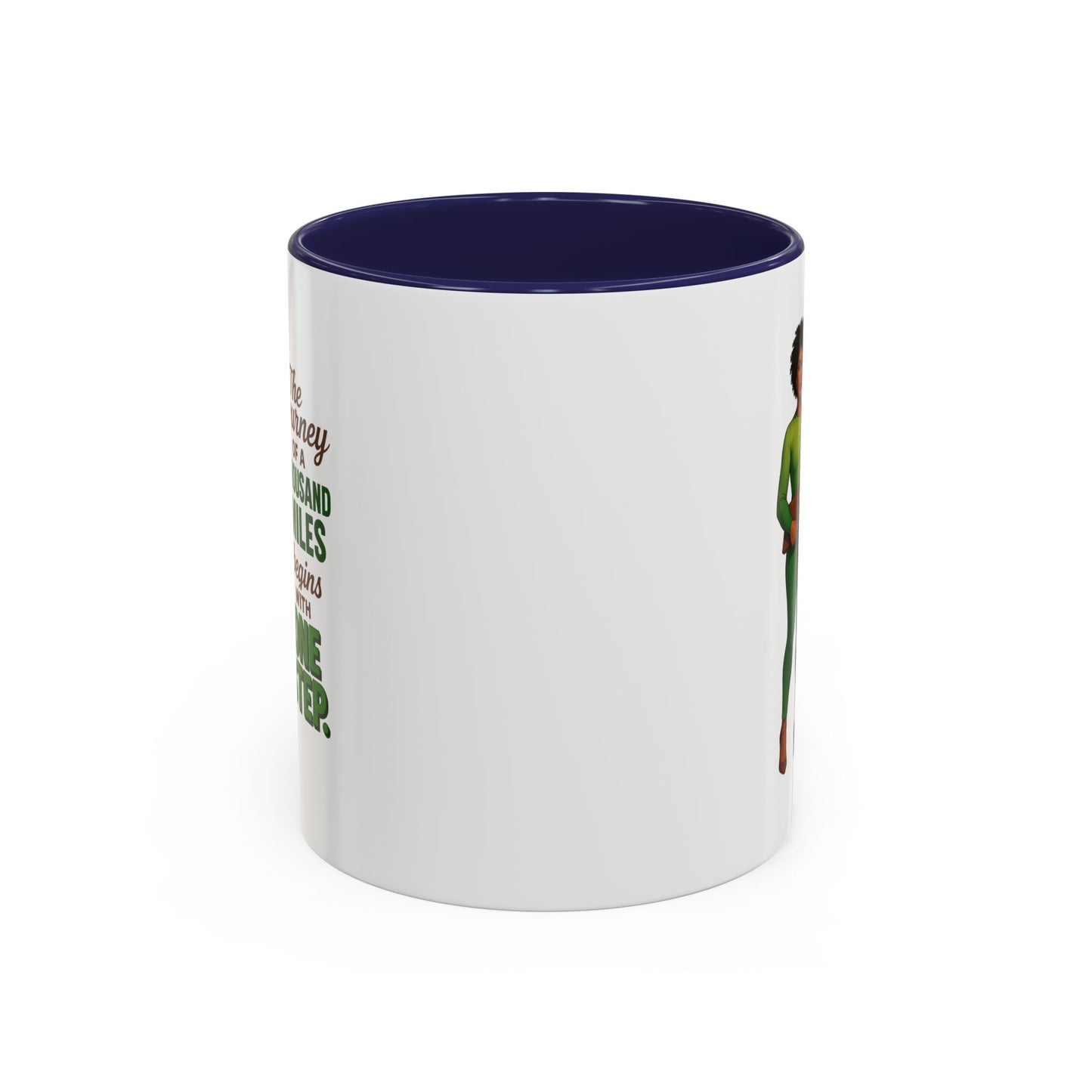 Inspirational Accent Coffee Mug - Motivational Quote Mug, Unique Gift for Her, Empowerment Coffee Cup, Coffee Lover's Gift, Tea Mug