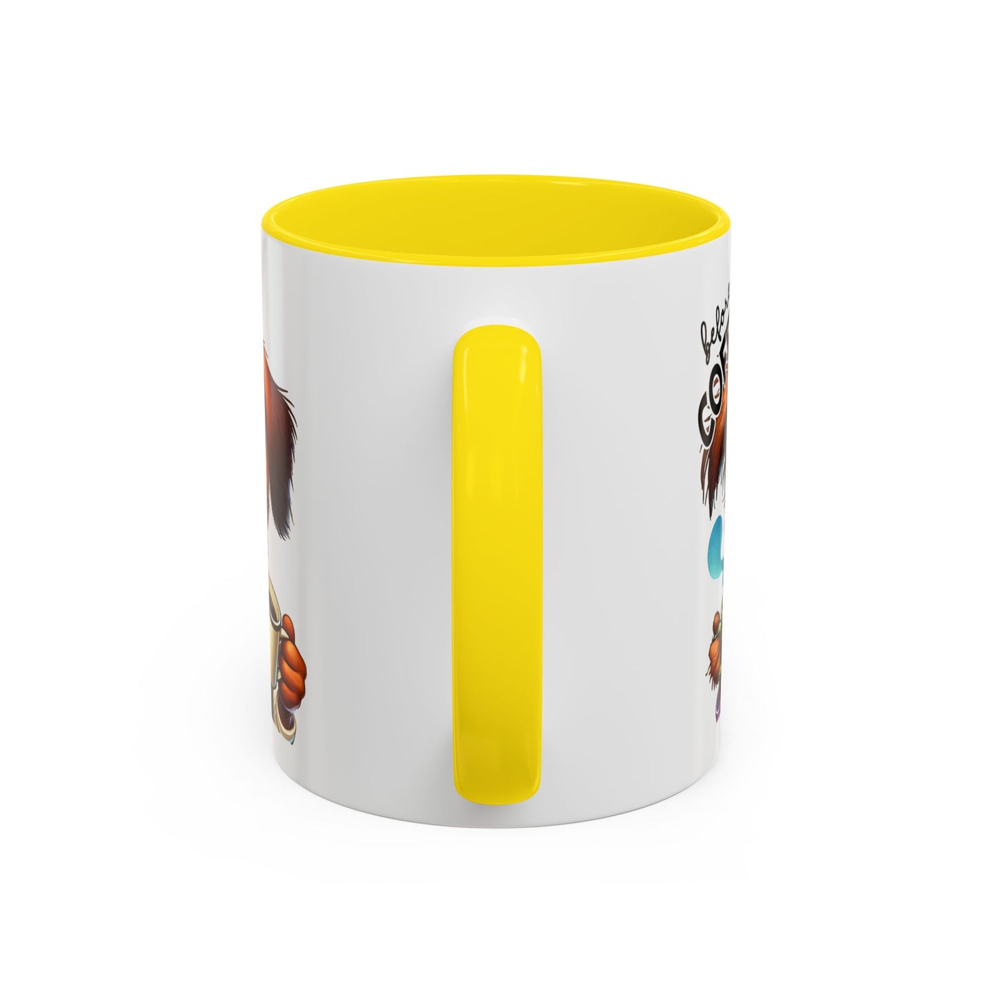 Caffeinated Dog Mug, Funny Pet Lover Coffee Cup, Gift for Dog Owners, Cute Animal Drinkware, Whimsical Home Decor