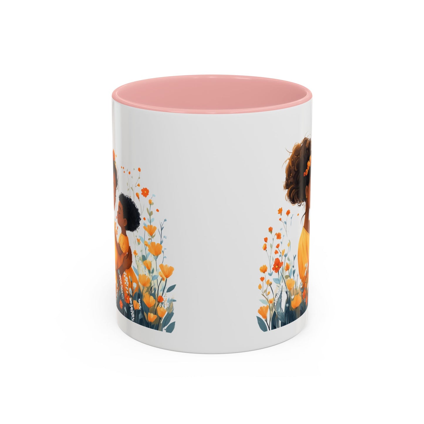 Blooming Love Mug: Floral Mom & Child Design, Perfect for Mothers Day, Family Gifts, Cozy Mornings, Tea Lovers, Coffee Time