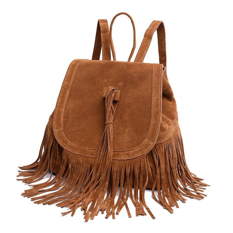 A new trade in Europe and the United States on behalf of Bag Backpack backpack fringed fashion bags