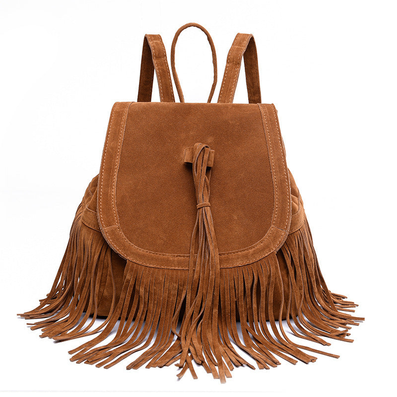 A new trade in Europe and the United States on behalf of Bag Backpack backpack fringed fashion bags