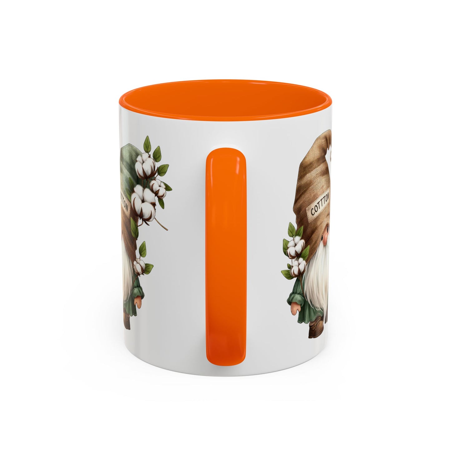 Gnome-Themed Accent Coffee Mug with Floral Design, Perfect for Gifting, Home Decor, Cozy Mornings, Tea Lovers, Housewarming