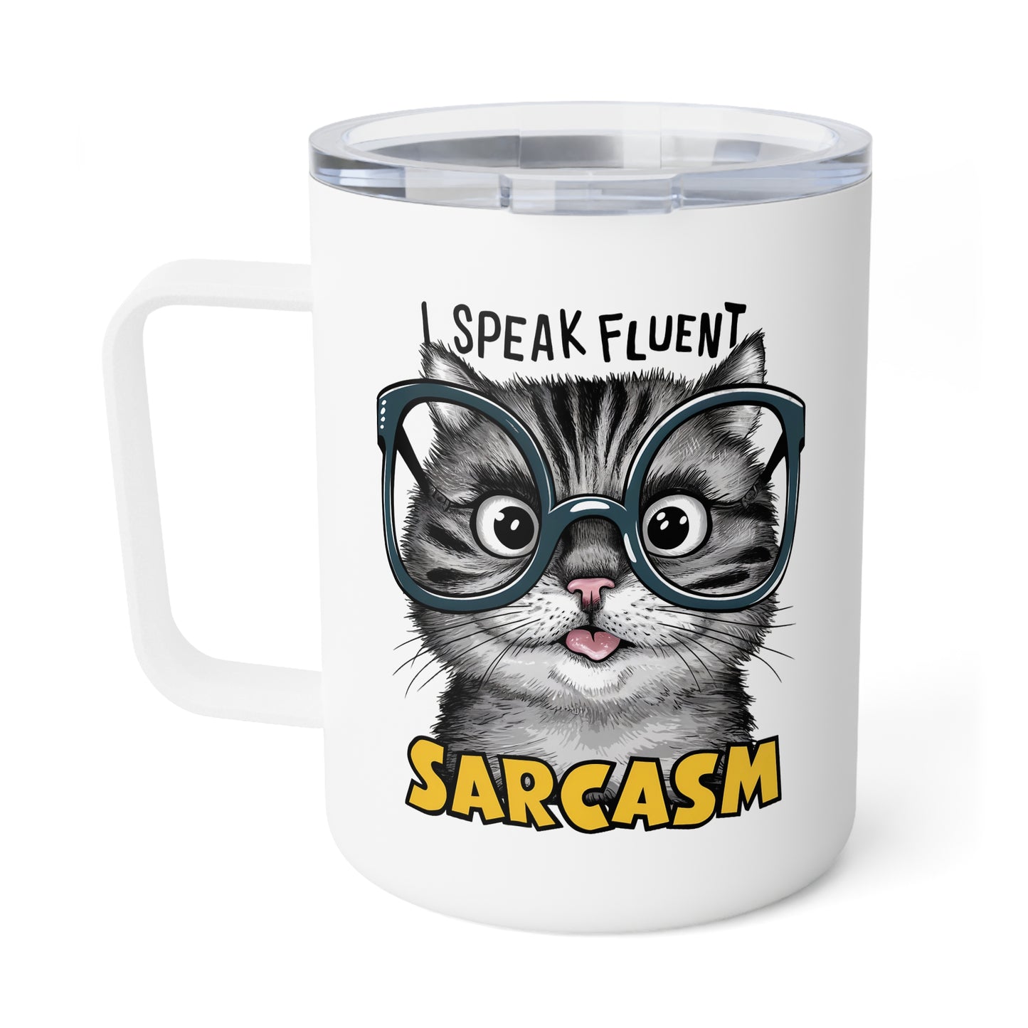 Funny Insulated Coffee Mug, 10oz with Raccoon Design | Great Gift for Animal Lovers & Coffee Enthusiasts, Perfect for Birthdays, [...]