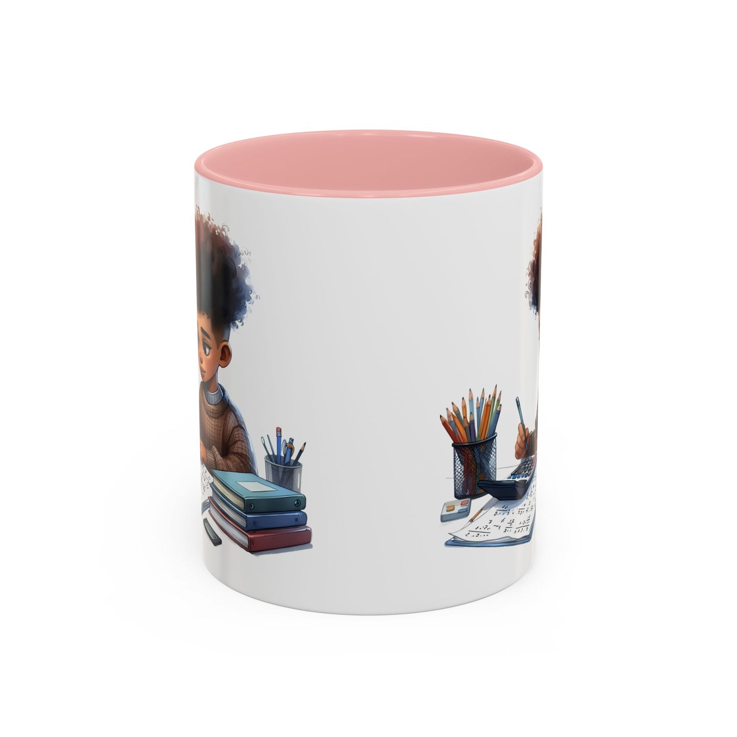 Charming Study Buddy Coffee Mug, Cute Gift for Students, Writers, Back to School, Personalized Teacher Gift, Unique Desk Decor