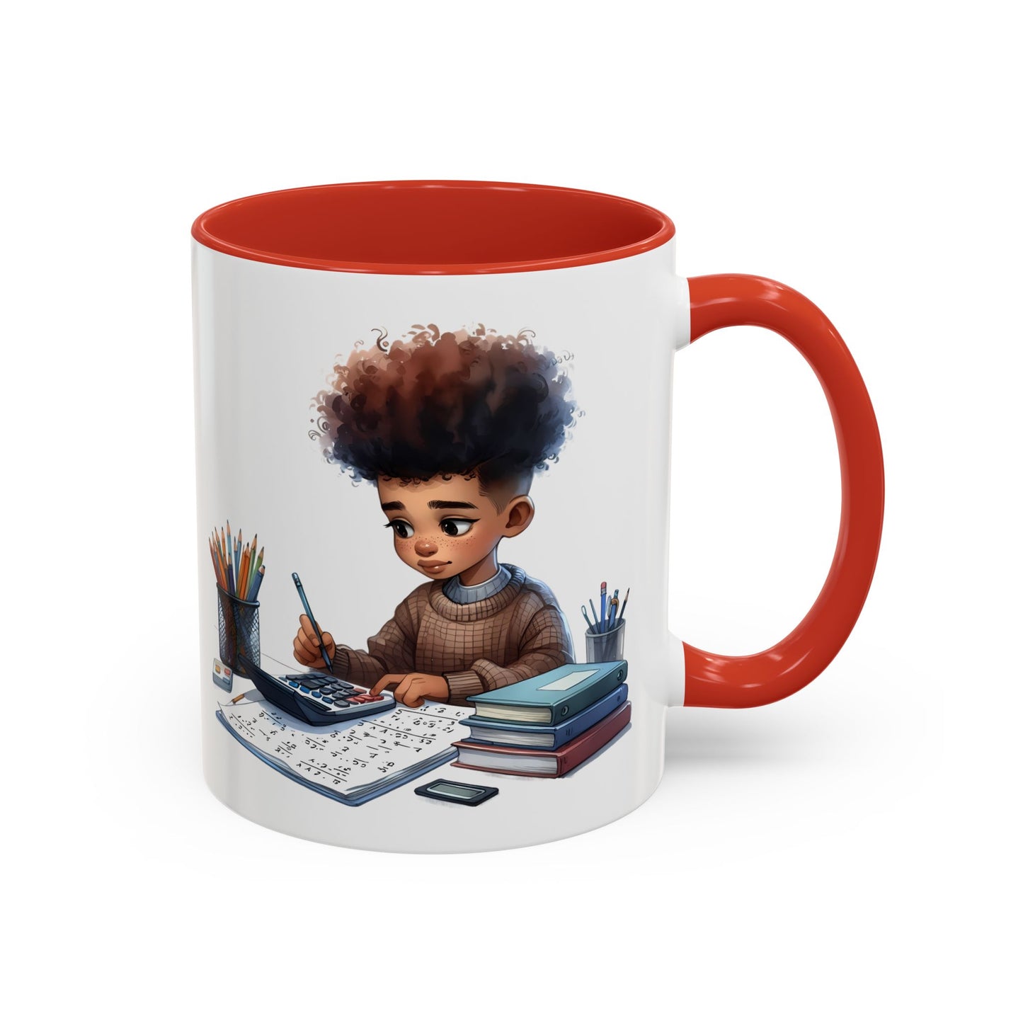 Charming Study Buddy Coffee Mug, Cute Gift for Students, Writers, Back to School, Personalized Teacher Gift, Unique Desk Decor
