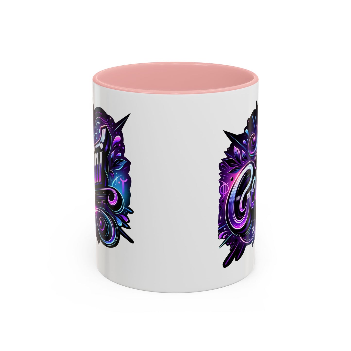 Gemini Accent Coffee Mug - Colorful Astrology Mug, Horoscope Gift, Zodiac Lover's Mug, Unique Coffee Cup, Personalised Birthday Gift