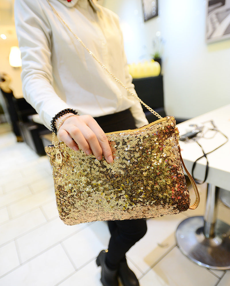 Fashion Sequin Chain Bag Shoulder