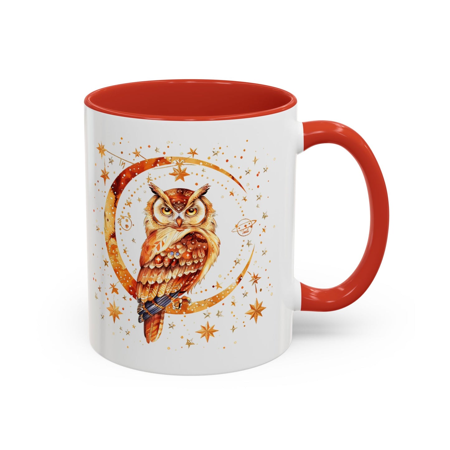 Mystical Owl Coffee Mug - Celestial Decor, Perfect Gift for Owl Lovers, Cozy Vibes, Unique Home Accents, Astrology Tea Cup