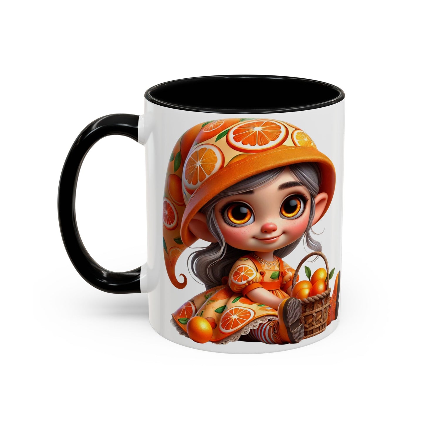 Cute Orange Harvest Coffee Mug - Charming 11 & 15oz Mug for Gardeners and Citrus Lovers