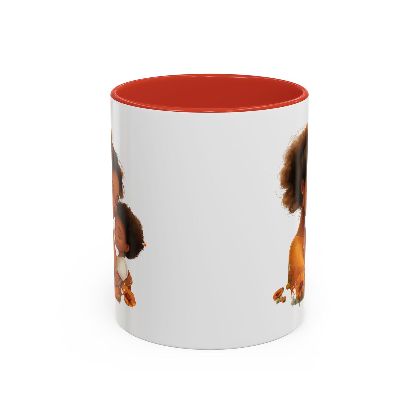 Heartwarming Mom & Child Coffee Mug, Family Gift, Mother's Day Gift, Coffee Lover, Cute Illustration