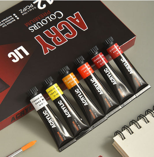 12ml/24-Color Painting Acrylic Set