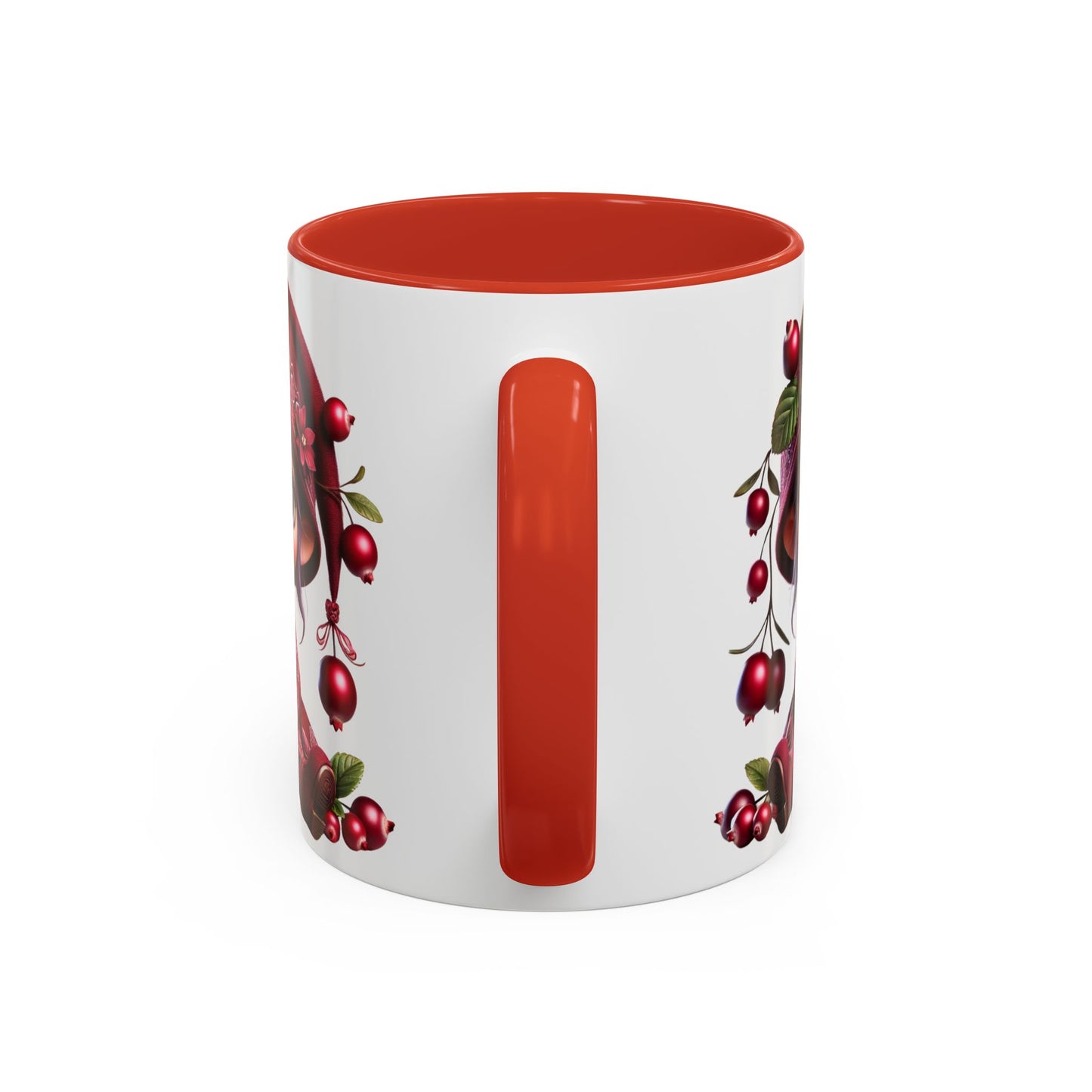 Cute Cherry Character Coffee Mug - 11oz & 15oz, Perfect for Cozy Mornings