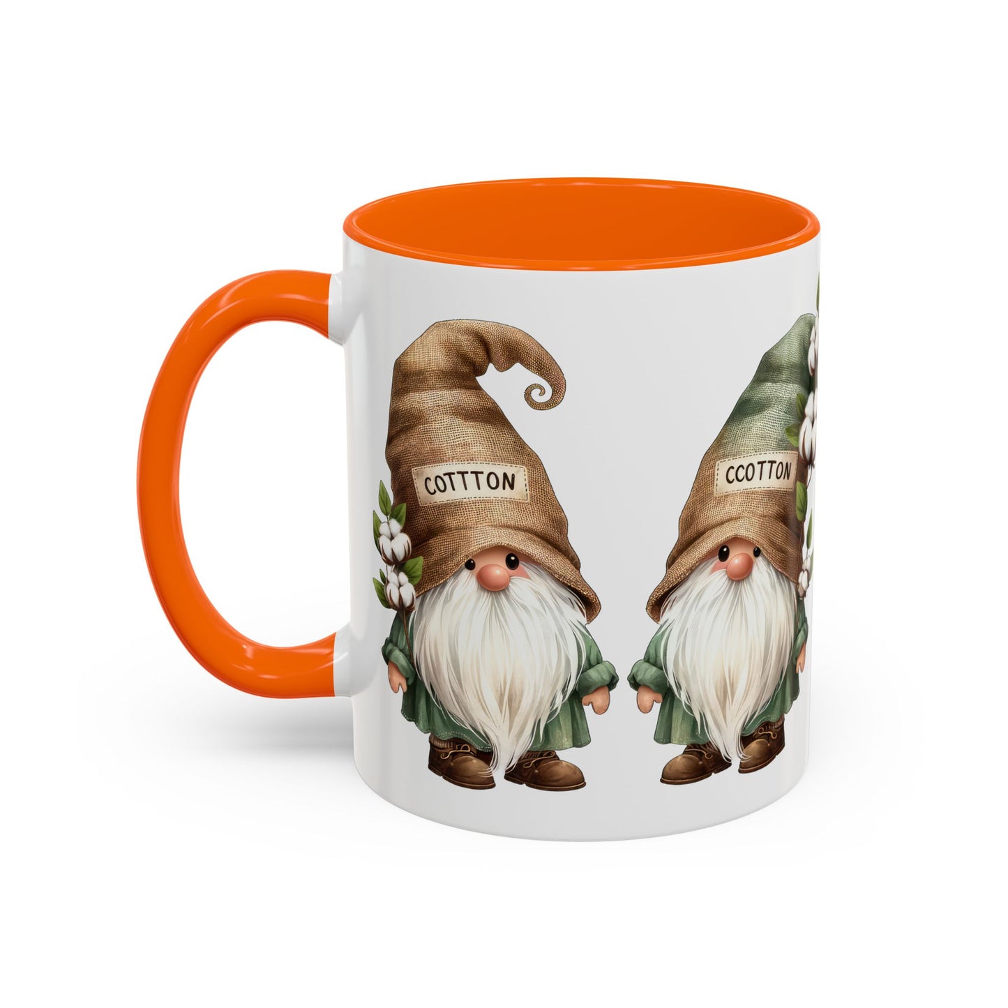 Gnome-Themed Accent Coffee Mug with Floral Design, Perfect for Gifting, Home Decor, Cozy Mornings, Tea Lovers, Housewarming