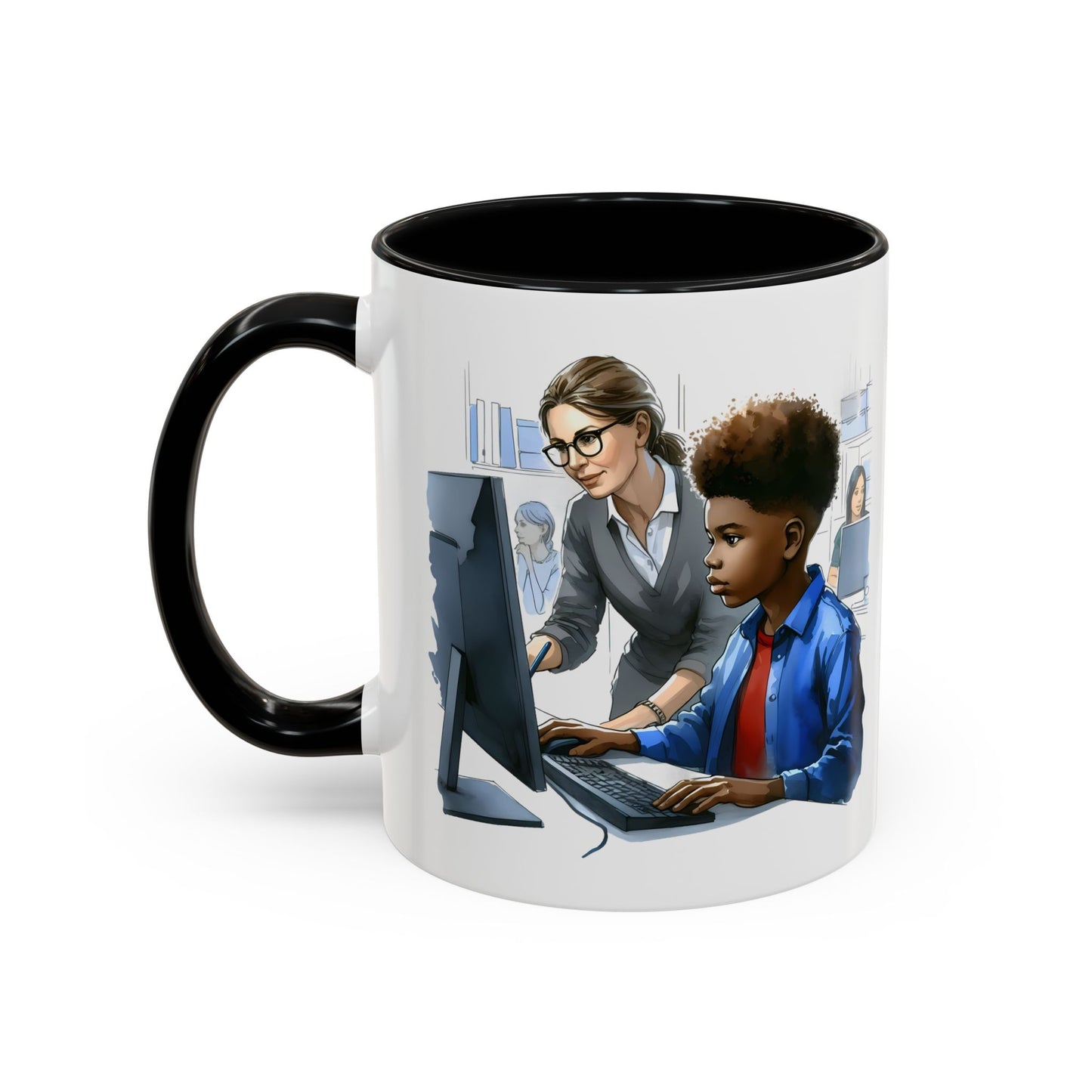 Empowering Desk Coffee Mug with Inspirational Design, Work Mug, Office Decor, Motivational Gift, Teacher Appreciation