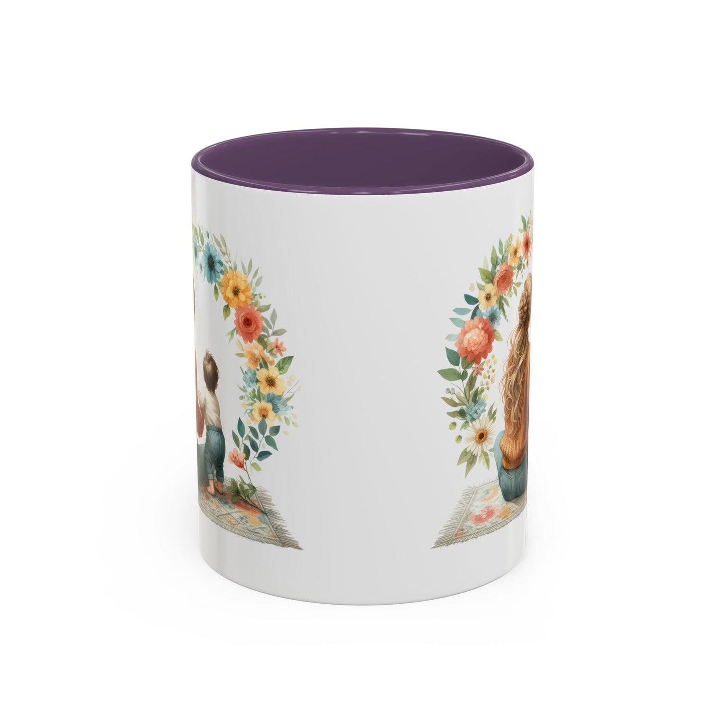 Warm Floral Family Coffee Mug - Perfect Gift for Moms, Home Decor, Cozy Vibes, Mother's Day, Tea Lovers, Baby Showers