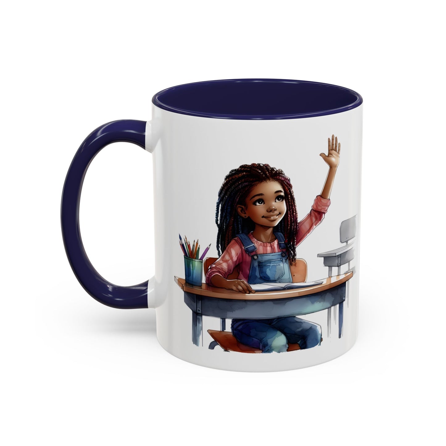 Cheerful Kids' Coffee Mug, Classroom Theme, Back to School Gift, Teacher Appreciation, Personalized Drinkware, Cute Art for Kids