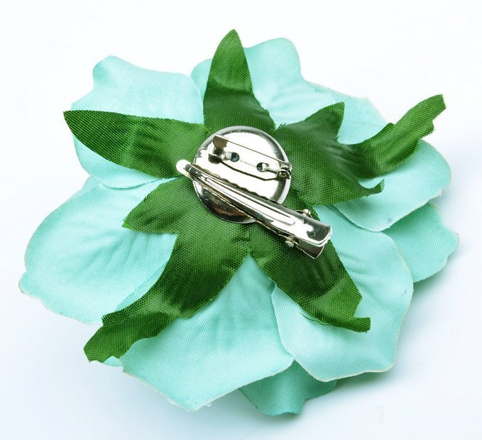 The new red roses flocking cloth headdress hairpin hairpin DIY hair bride wedding high-grade flowers hairpin