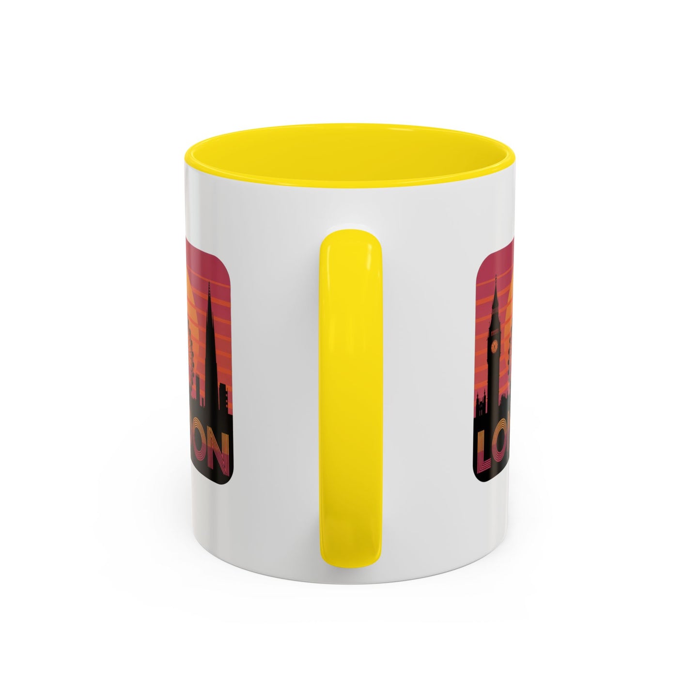 London Skyline Accent Coffee Mug - Perfect Gift for Travelers, London Lovers, Home Decor, Office Use, Road Trip Memories