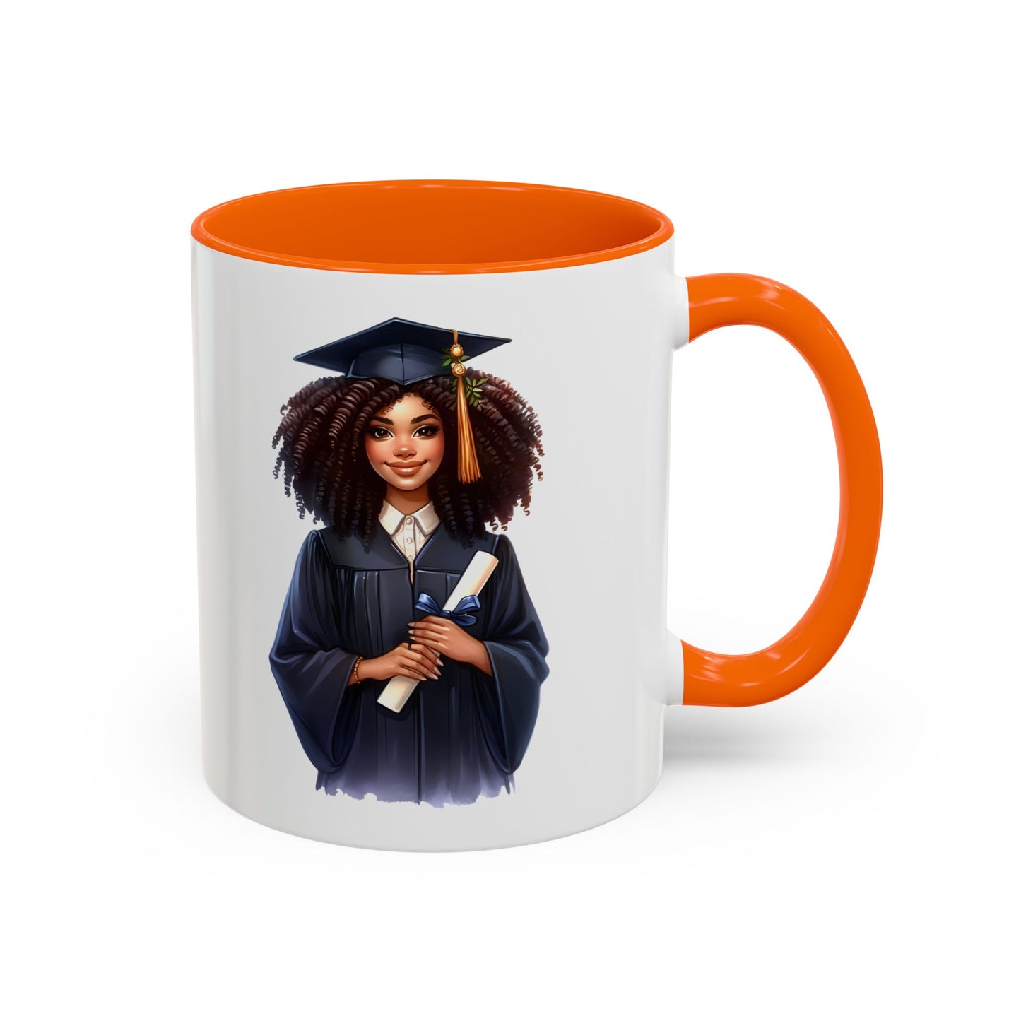 Graduation Celebration Coffee Mug, Inspirational Gift for Graduates, Black Accent Mug, Office Desk Cup, Graduation Keepsake
