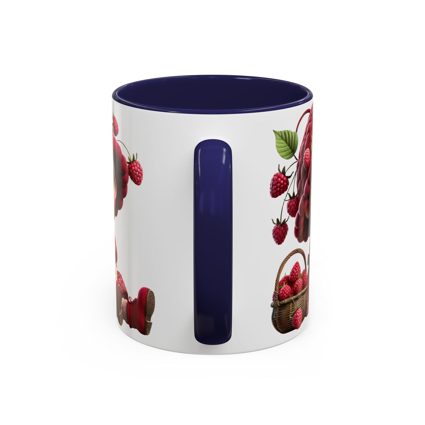 Whimsical Raspberry Character Coffee Mug - 11oz & 15oz