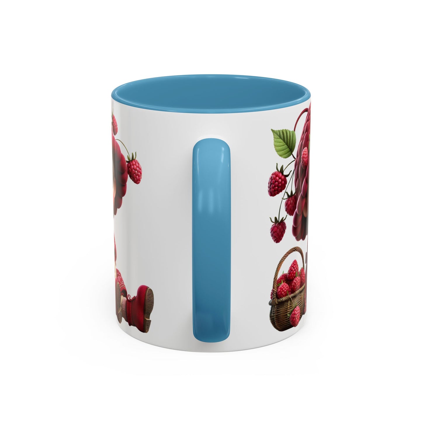 Whimsical Raspberry Character Coffee Mug - 11oz & 15oz