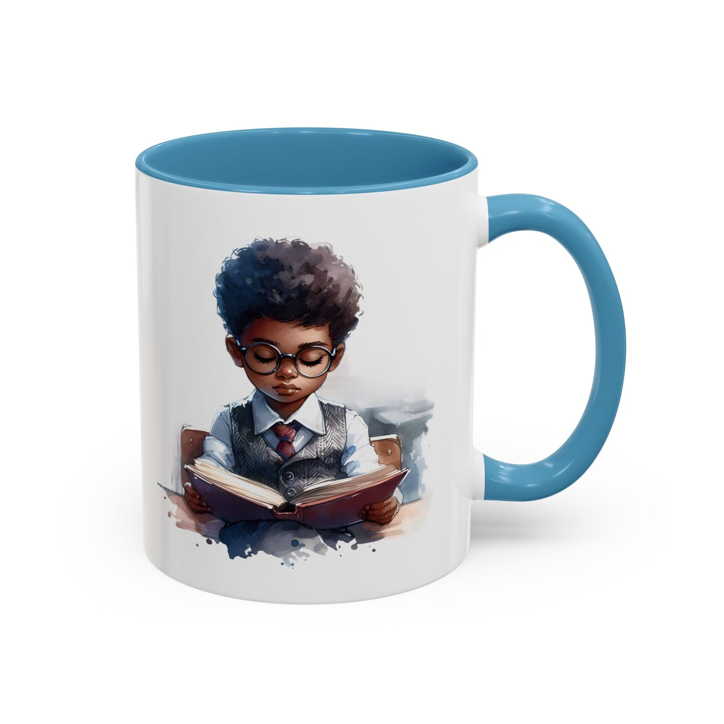 Whimsical Character Coffee Mug, Inspirational Mug, Gift for Readers, Unique Art Mug, Personalized Coffee Cup