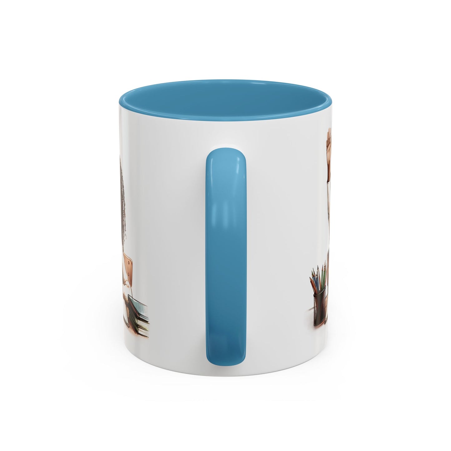 Cheerful Kids' Coffee Mug, Empowering Gift for Students, Classroom, Back to School, Fun Celebrate Learning Mug