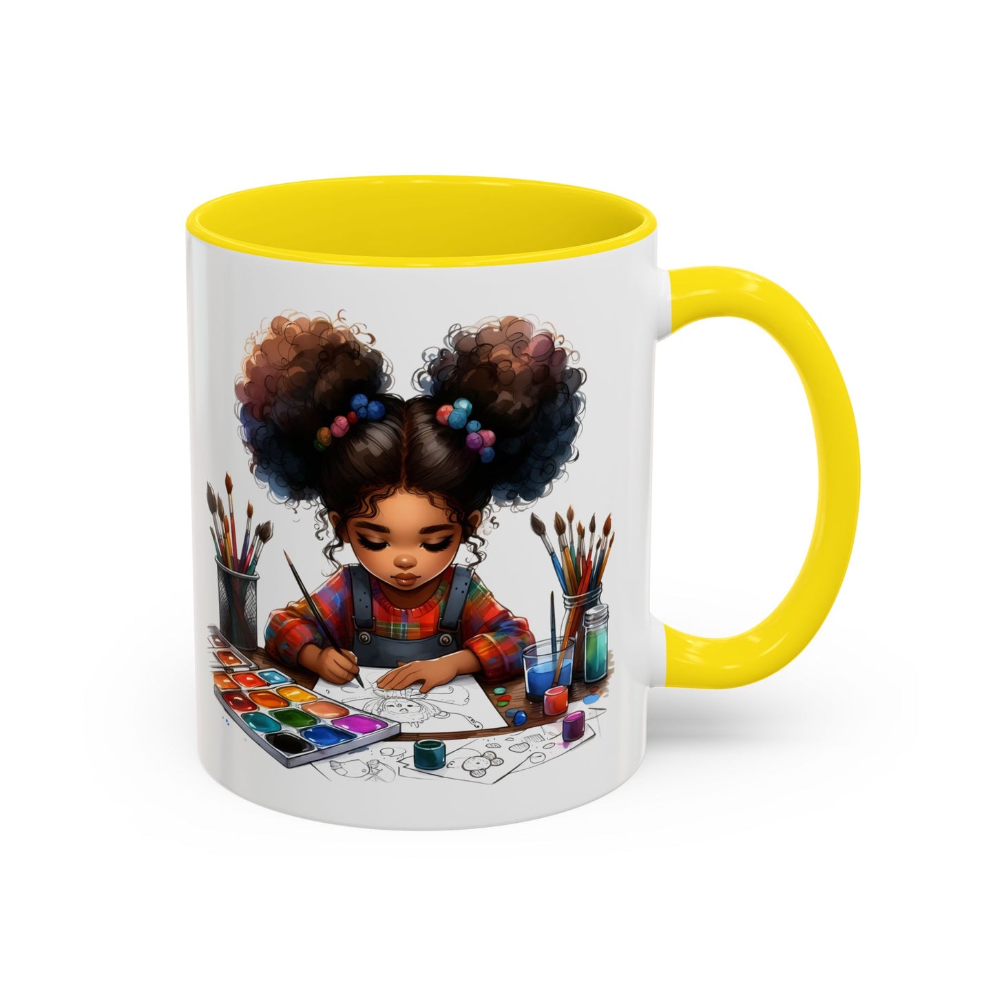 Creative Artist Coffee Mug, Colorful Art Mug, Gift for Artists, Studio Mug, Hot Beverage Cup, Unique Drinkware