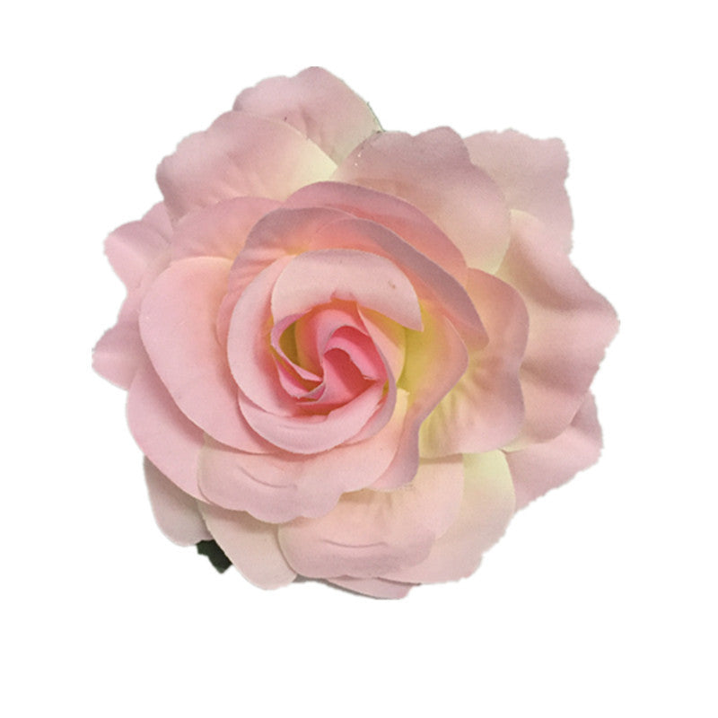 The new red roses flocking cloth headdress hairpin hairpin DIY hair bride wedding high-grade flowers hairpin